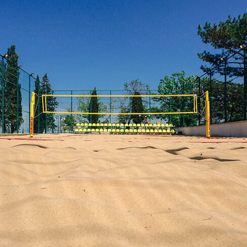 Песчаное покрытие для летних спортобъектов и площадок