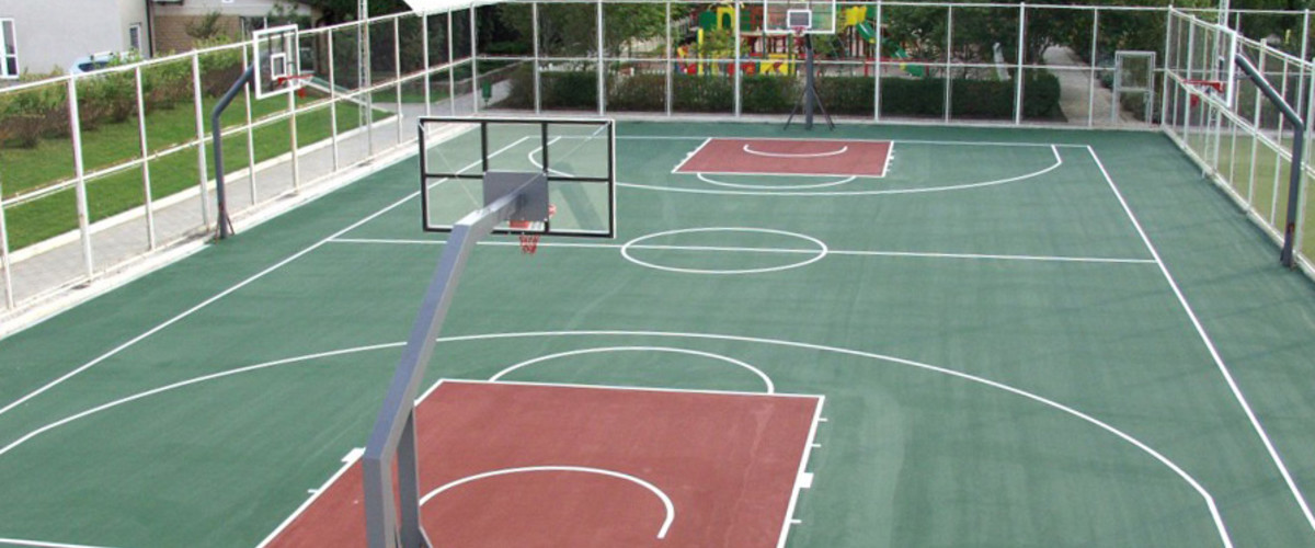 Строительство баскетбольной площадки под ключ|СпортОбъект