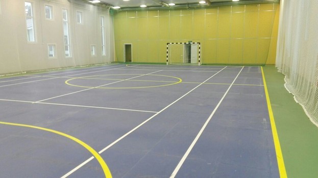 Строительство футбольного зала