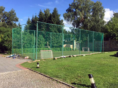 Строительство футбольных площадок