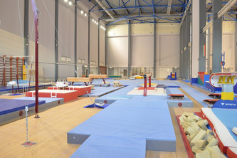 Строительство манежа для спортивной и художественной гимнастики