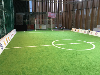 Строительство мини-футбольной площадки