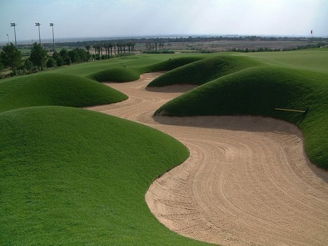 Строительство площадки для гольфа