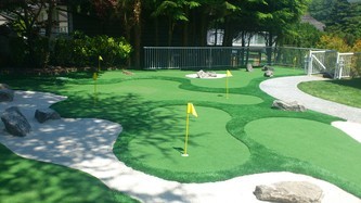 Строительство площадки для гольфа