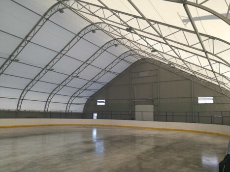 Тентовый арочные и шатровые ангары