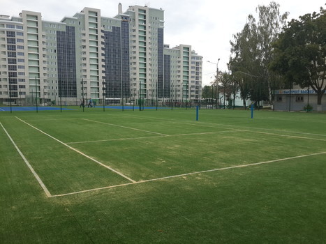 Строительство теннисного корта