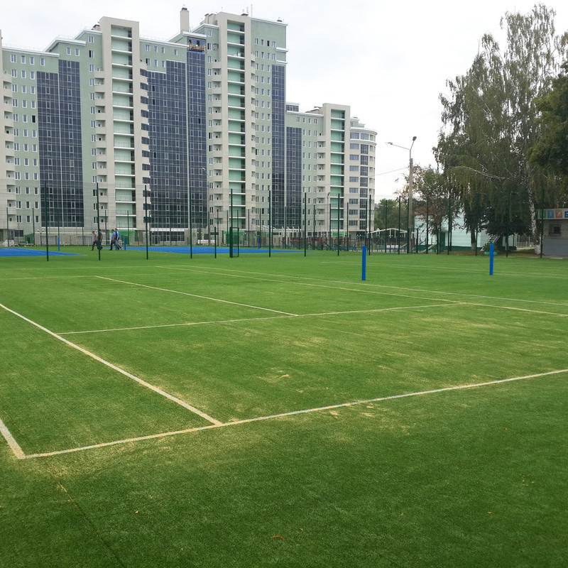 Строительство теннисных полей