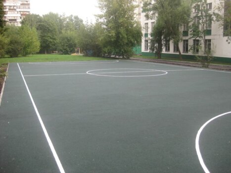 Строительство уличной спортивной площадки