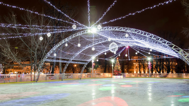 Заливка катка